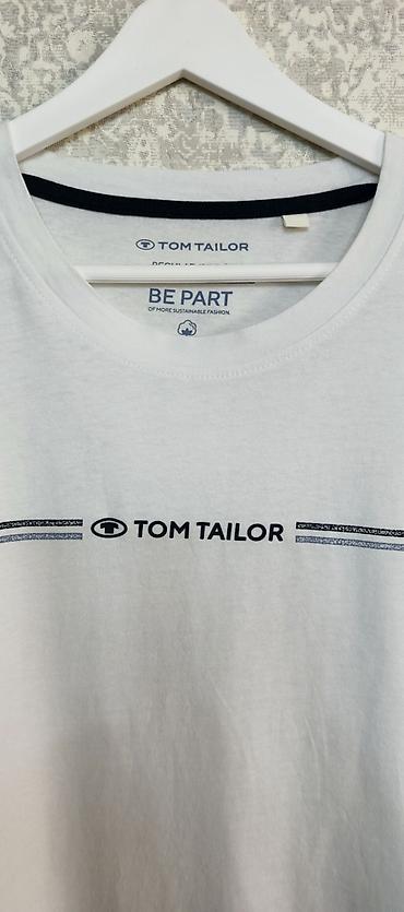 майк: Мужская футболка, Tom Tailor, 2XL, цвет - Белый — 3