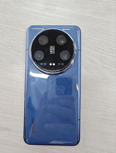 Уюлдук телефондор: Xiaomi, 14 Ultra, Колдонулган, 256 ГБ, түсү - Көк, 2 SIM — 1