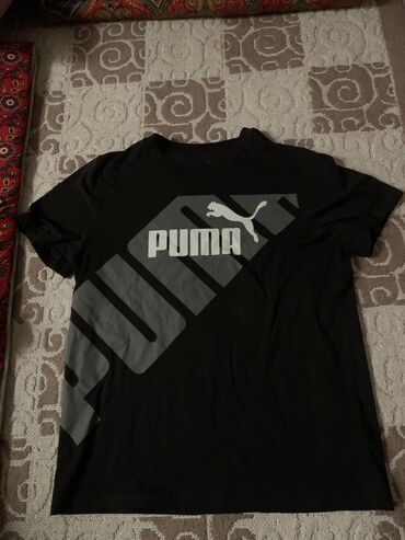 Футболки: Мужская футболка, XL (EU 42), Puma, Новый, цвет - Черный, Самовывоз