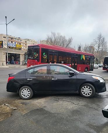 vaz 2017: Nissan Versa (sedan), qara rəng. - Kuzov: 4 qapılı, aerodinamik — 1