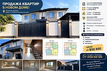 квартиры бишкеке купить: 1‑комнатная квартира, ПСО. Цена: 950$ за кв.м 32300 $$$ Готовый ДОМ 💯 — 9