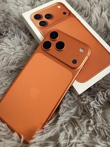 Apple iPhone: IPhone 17 Pro Max, 256 GB, Narıncı, Face ID — 15
