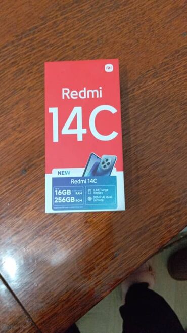 Redmi: Redmi, Redmi 14C, Б/у, 256 ГБ, цвет - Черный, 2 SIM