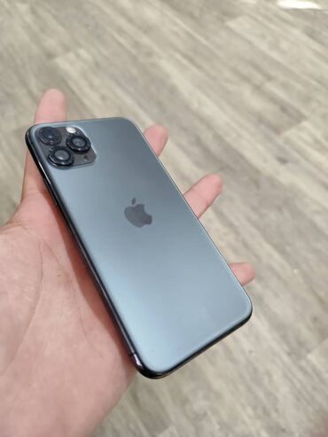 обмен айфон: IPhone 11 Pro, Б/у, 64 ГБ, Space Gray, Зарядное устройство, Чехол, 65 %