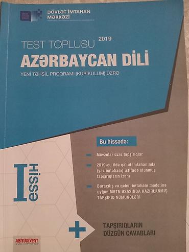1 ci hissə Azərbaycan dili toplu 2019