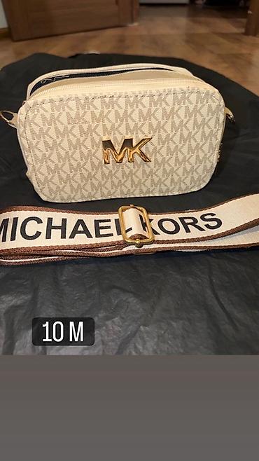 comitok l7c pro: Michael Kors çiyin çantası - Model: MK monoqram printli kamera/çapraz — 1
