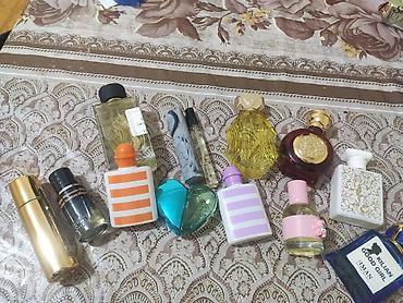 Parfuma aid çox şey var. Hamısı satılır. Ayrı-ayrılıqda və birlikdə