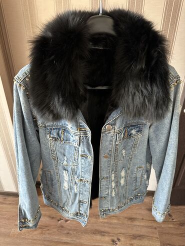 зимние джинсовые куртки женские: Джинсовая куртка, S (EU 36)