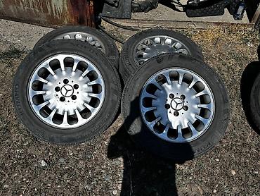 т 28 х4: Комплект из 4 легкосплавных дисков Mercedes с шинами Kumho Solus TA31 — 1