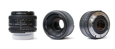 Obyektivlər və filtrləri: Nikon 50mm 1.8D Çox az istifadə olunub. Heç bir cızığı, problemi