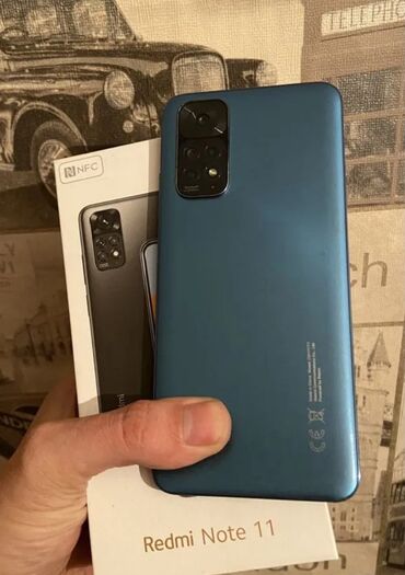 lukia nokia telefonu almaq: Xiaomi Redmi Note 11, 64 GB, rəng - Boz, 
 Sensor, Barmaq izi, İki sim kartlı