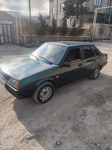 VAZ (LADA): LADA Samara (21099) sedan - Kuzov: 4 qapılı sedan, tünd yaşıl rəng - — 3