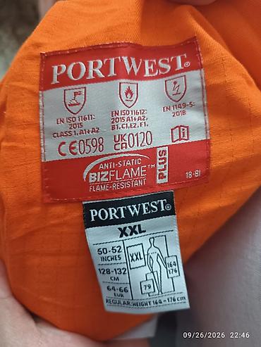 uşaq ucun geyimlər: Portwest qoruyucu iş kombinezonu – alovadavamlı və antistatik Narıncı — 3