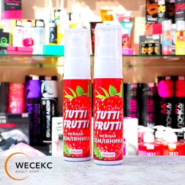 Товары для взрослых: Оральный лубрикант со вкусом нежной земляники Tutti Frutti OraLove