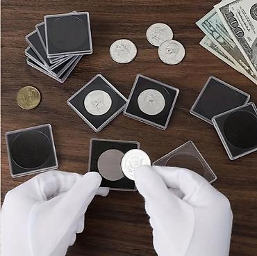 Монеты: Продаю капсулы для монет 20 штук — 12