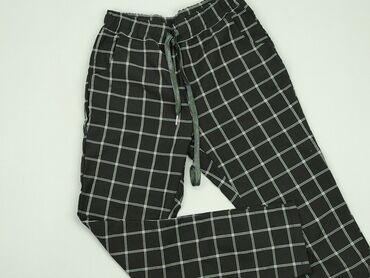 eleganckie bluzki do czarnych spodni: Spodnie materiałowe, S, stan - Bardzo dobry