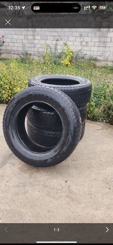 купить шины в бишкеке бу: Шины 225 / 65 / R 17, Зима, Комплект, Легковые, Япония, Bridgestone