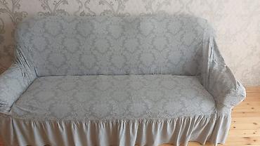 klassik divan: Klassik üslubda 3+1+1 yumşaq dəst - Komplekt: 3 yerlik divan və 2 — 2