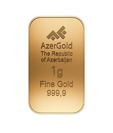Zərgərlik əşyaları: AzerGold qızıl külçə – 1 qram - Marka: AzerGold (The Republic of — 1