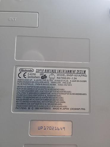 ТВ и видео: Nintendo Super Nintendo Entertainment System (SNES) – PAL versiyası — 3
