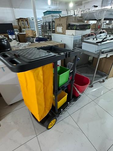matorlu araba: Peşəkar təmizlik arabası – çoxfunksiyalı komplekt - Möhkəm plastik — 9