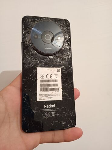 Kompüter, noutbuk və planşetlər: Redmi A3, 128 GB, rəng - Qara, Zəmanət, Sensor, Barmaq izi