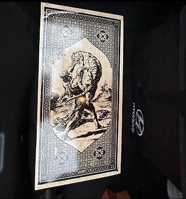 Nərdlər: Taxta nərd-şahmat dəsti - Material: ağac əsaslı, üst səthdə naxışlı — 8