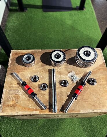 Гантели: Акция❗️ Гантели+штанга с кейсом 2в1 🔥 Набор гантелей в кейсе Ultra-M10 — 8