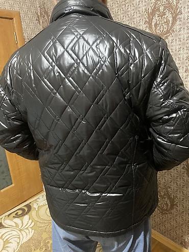 tuklu kurtka: Kişi qış gödəkçəsi – Paolo Mark (PM) - Rəng: qara, parıltılı səth - — 3