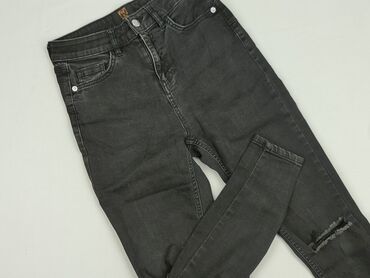 stradivarius woskowane spodnie z wysokim stanem: F&F, Jeans for women, size S (EU 36)