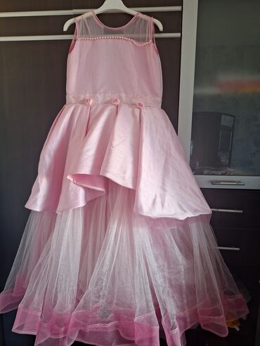 sacaqli donlar: Детское платье цвет - Розовый