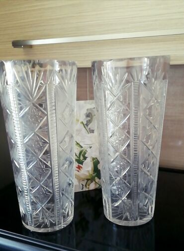 Vazalar: Vaza dəsti, Xrustal — 8