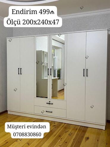 şef qapı: Açılan, 6 qapı Düz dolab, Qarderob, paltar dolabı