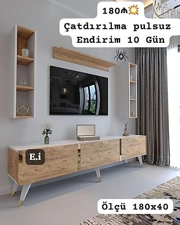Ev üçün mebel: TV altlığı ve tumba — 1