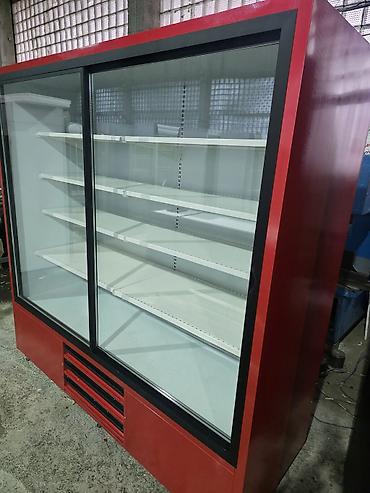 Soyuducu avadanlığı: İki qapılı şüşəli vitrin soyuducu ölcüsü. Eni 2 metr — 5
