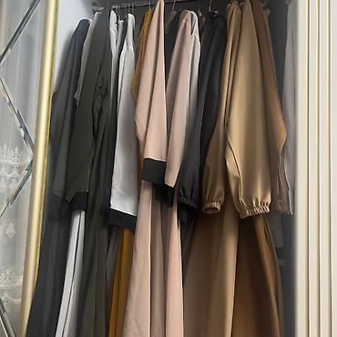 Повседневные платья: Повседневное платье, Турция, Лето, Длинная модель, Креп, Платье-комбинация — 4