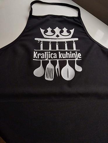 Kuhinjski tekstil: Kecelje personalizovane sa štampom po zelji. Kecelje u živim bojama — 15