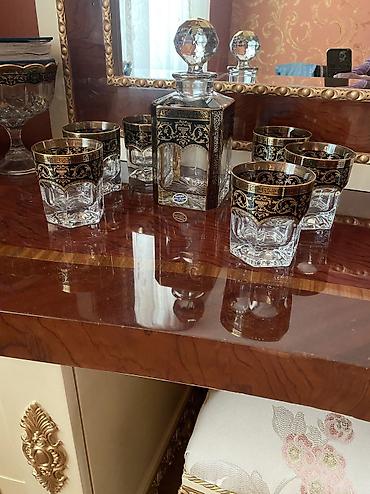 glass: Riva Glass Bogemia,hand made,gül qabi,şampan bokallari,sok — 6
