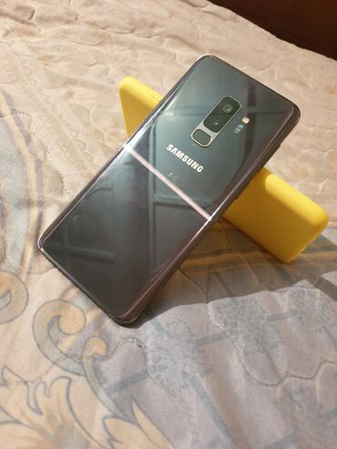 Мобильные телефоны: Samsung Galaxy S9 Plus, Б/у, 64 ГБ, цвет - Серый, 1 SIM