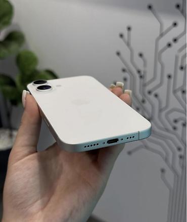 irshad telecom iphone x: IPhone 16, 128 GB, Ağ, Zəmanət, Simsiz şarj, Face ID — 4