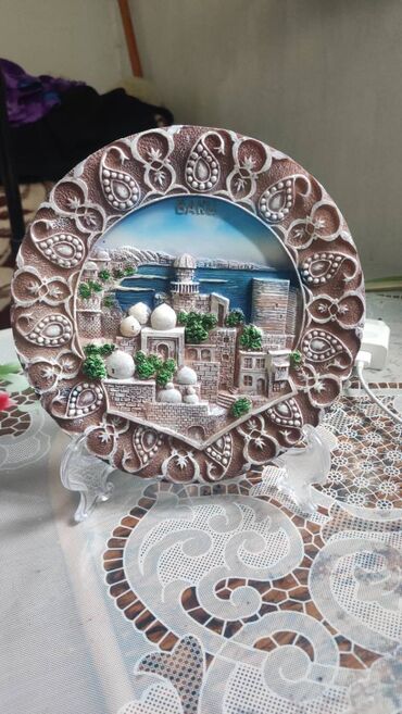 bakida ikinci el ev eşyaları: Сувенирная тарелка Баку