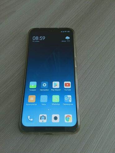 note 9: Xiaomi, Redmi Note 8, Б/у, 64 ГБ, цвет - Голубой, 2 SIM
