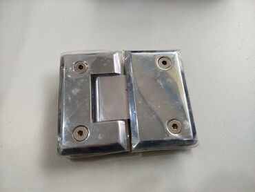 межкомнатные двери в баку: Parlaq xrom örtüklü metal qapı menteşəsi/şüşə menteşəsi. - Material