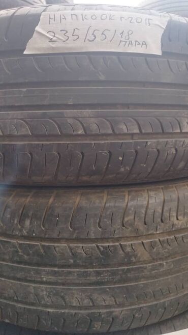 1956515 бу: Шины 235 / 55 / R 18, Лето, Б/у, Пара, Корея, Hankook