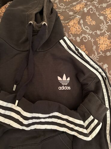 zhenskie kupalniki v goroshek: Толстовка, Adidas, XL (EU 42), цвет - Черный