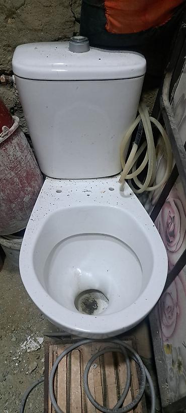 unitazi: Unitaz+bak komplekti - Material: ağ keramika - Mexanizm: üst düyməli — 2