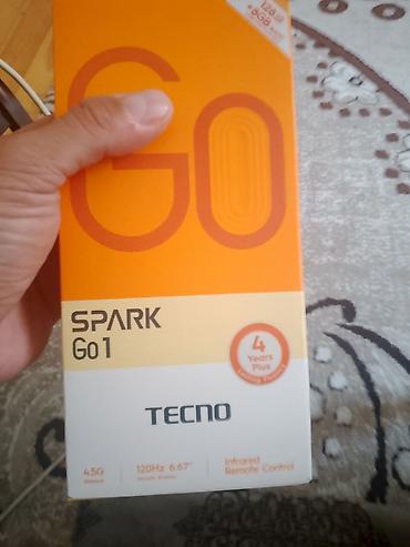masaj spa: Tecno Spark Go, 128 GB, rəng - Göy — 2