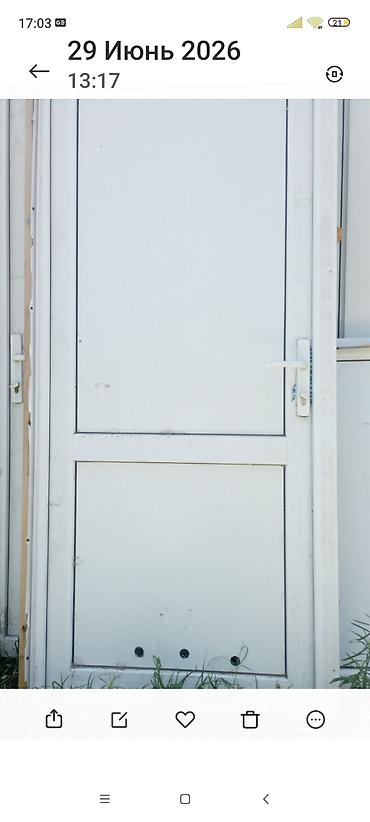 Plastik pəncərələr: PVC pəncərə və qapı dəsti - Material: ağ PVC profillər - Şüşə: ikiqat — 8