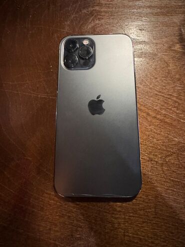 Apple iPhone: IPhone 12 Pro Max, Б/у, 256 ГБ, Matte Silver, Зарядное устройство, Защитное стекло, 85 %
