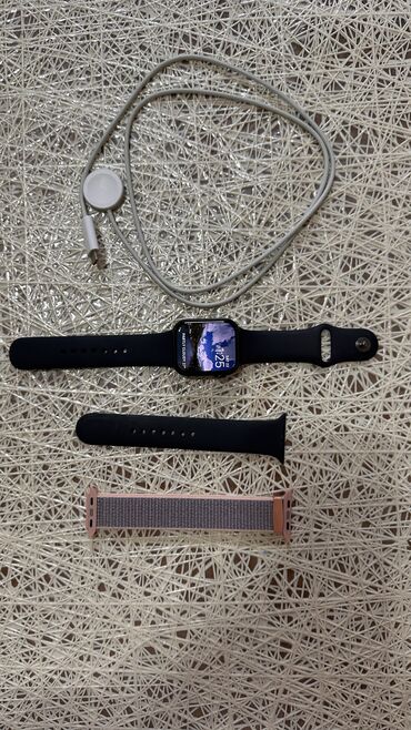 smartwatch: Б/у, Смарт часы, Apple, Аnti-lost, цвет - Черный